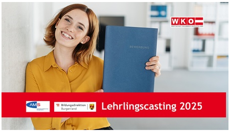 Lehrlingscasting 2025 -jetzt anmelden!