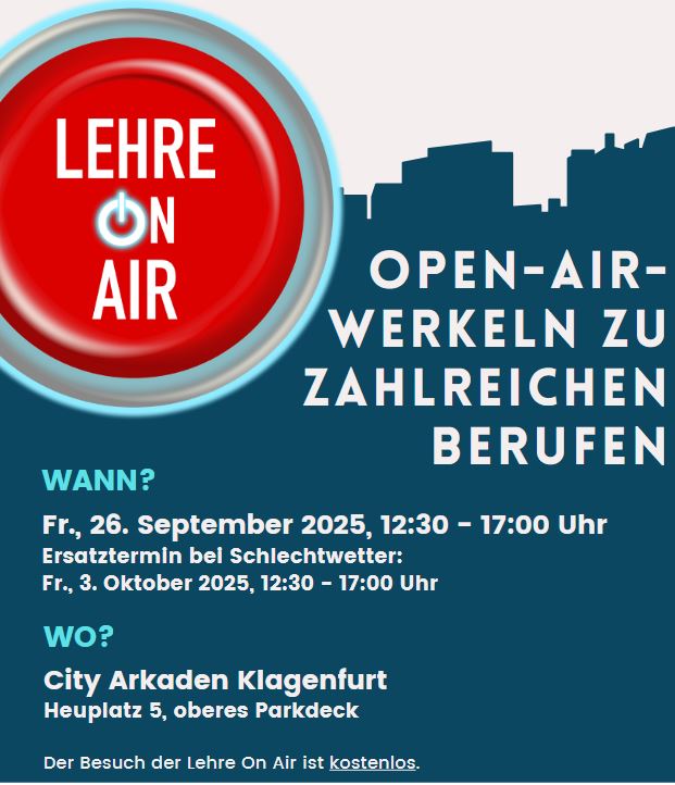 Lehre on Air 2025 in Klagenfurt